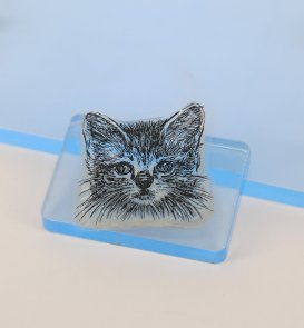 Штамп для скрапбукинга: Котёнок