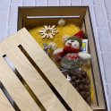 Коробка подарочная деревянная 24:34:10смs