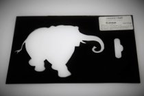 Трафарет "Слон", для декупажа