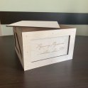 Деревянная коробка для подарка  30*30*20смs